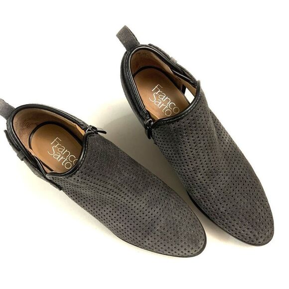 FRANCO SARTO Suede Booties - Picture 2 of 8